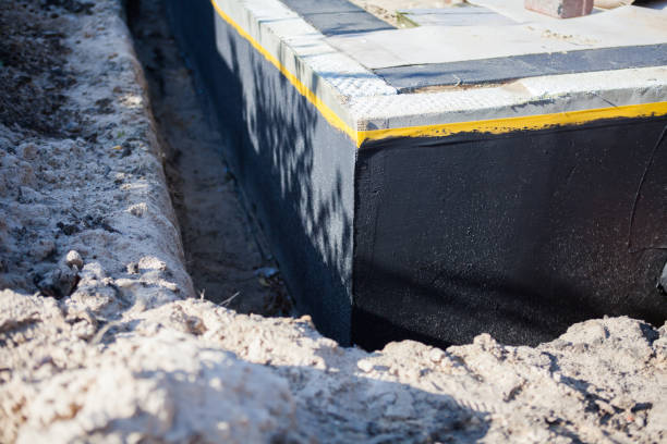 Residential Wet Basement Repair installation at a Five Points, NC home by SJ Waterproofing Pros
